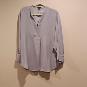 Light Blue Women's Split-Neck Blouse - Unbranded SET